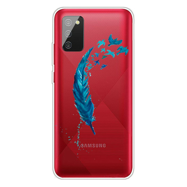 Samsung Galaxy A02s vackert fjäderfäfodral