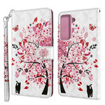 Samsung Galaxy S21 5G fodral Tree Pink