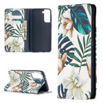 Flip Cover Samsung Galaxy S21 5G Leaves