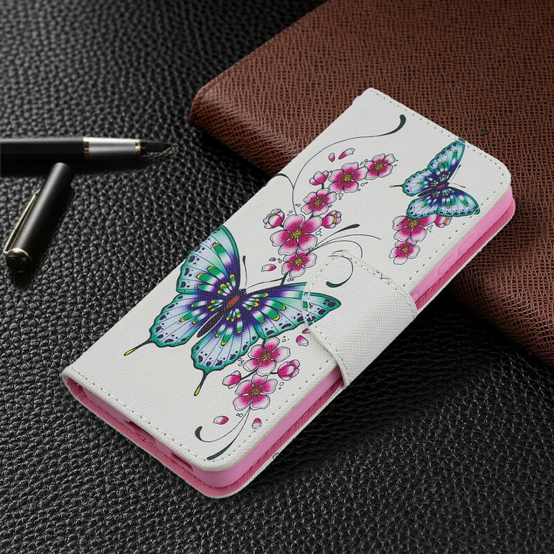 Samsung Galaxy S21 5G fodral Fjärilar