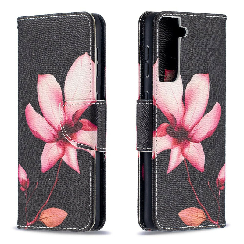 Samsung Galaxy S21 5G fodral Rosa blomma