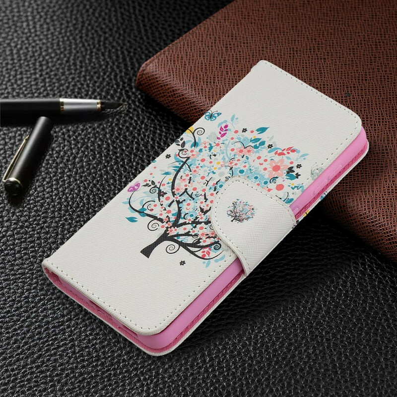 Samsung Galaxy S21 5G fodral med blommigt träd