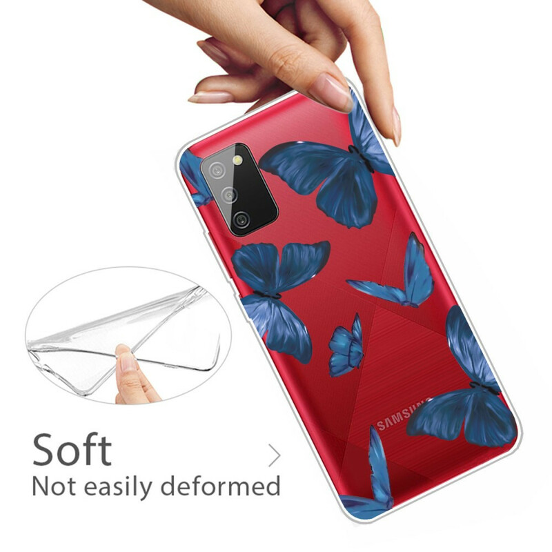 Fodral Samsung Galaxy A02s Vilda fjärilar