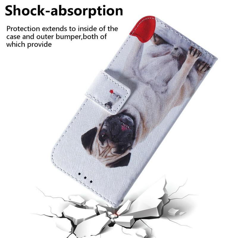 Samsung Galaxy S21 Plus 5G fodral för mopshund