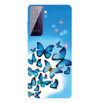 Samsung Galaxy S21 Plus 5G fodral Fjärilar