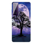 Samsung Galaxy S21 Plus 5G fodral med träd och måne