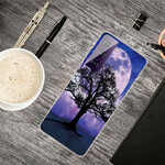 Samsung Galaxy S21 Plus 5G fodral med träd och måne
