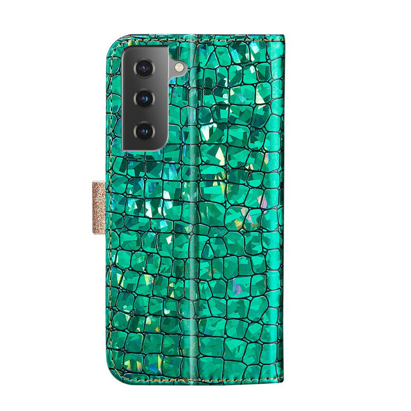 Samsung Galaxy S21 Plus 5G Croco Diamond Case