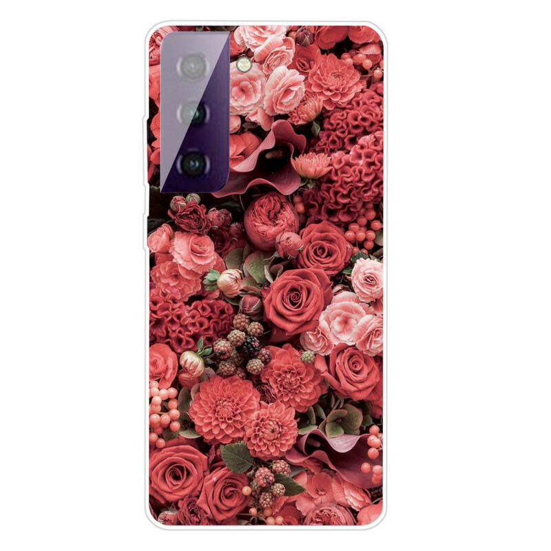 Samsung Galaxy S21 5G fodral Intense Flowers