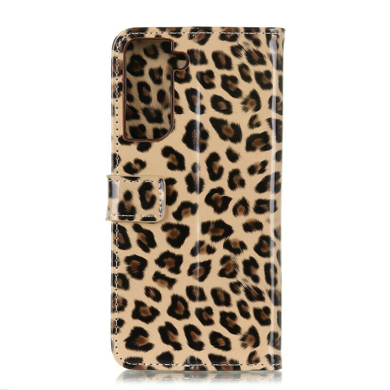 Samsung Galaxy S21 5G Leopard-fodral