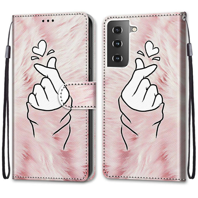 Samsung Galaxy S21 5G Finger Heart Case