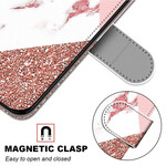 Samsung Galaxy S21 5G Triangle Marble Glitter Case