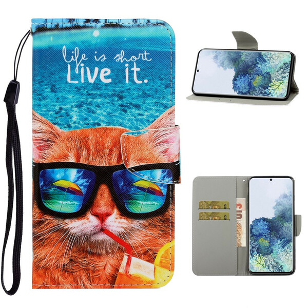 Samsung Galaxy S21 5G Cat Live It Rem Case