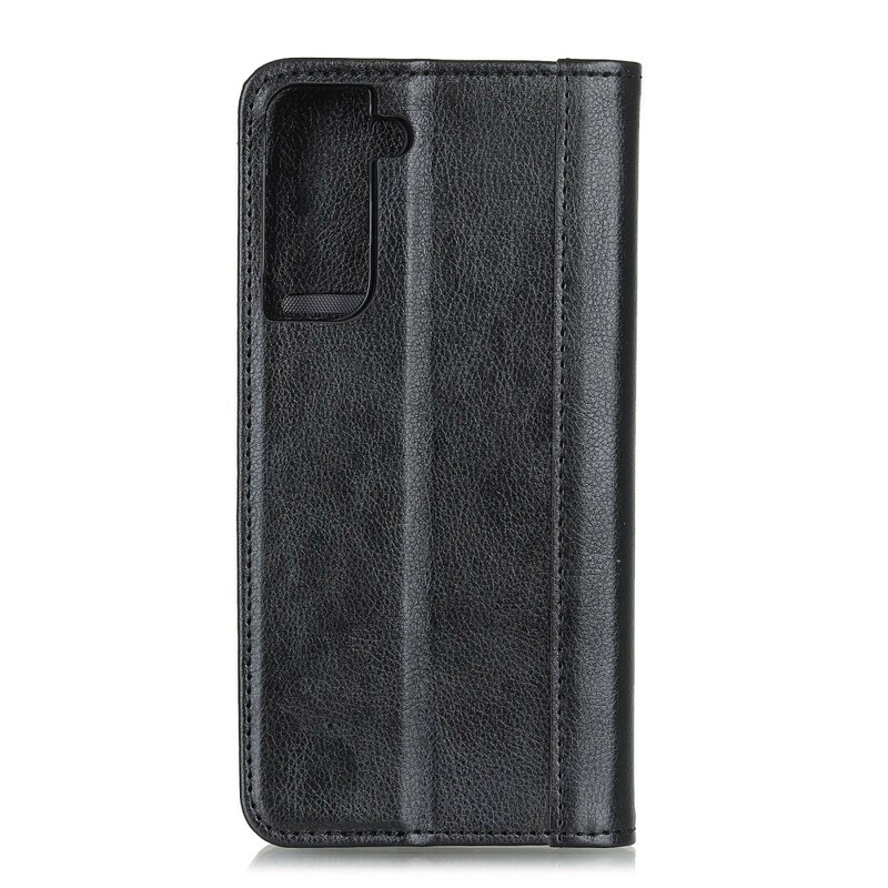 Flip Cover Samsung Galaxy S21 5G Läder Split Elegance