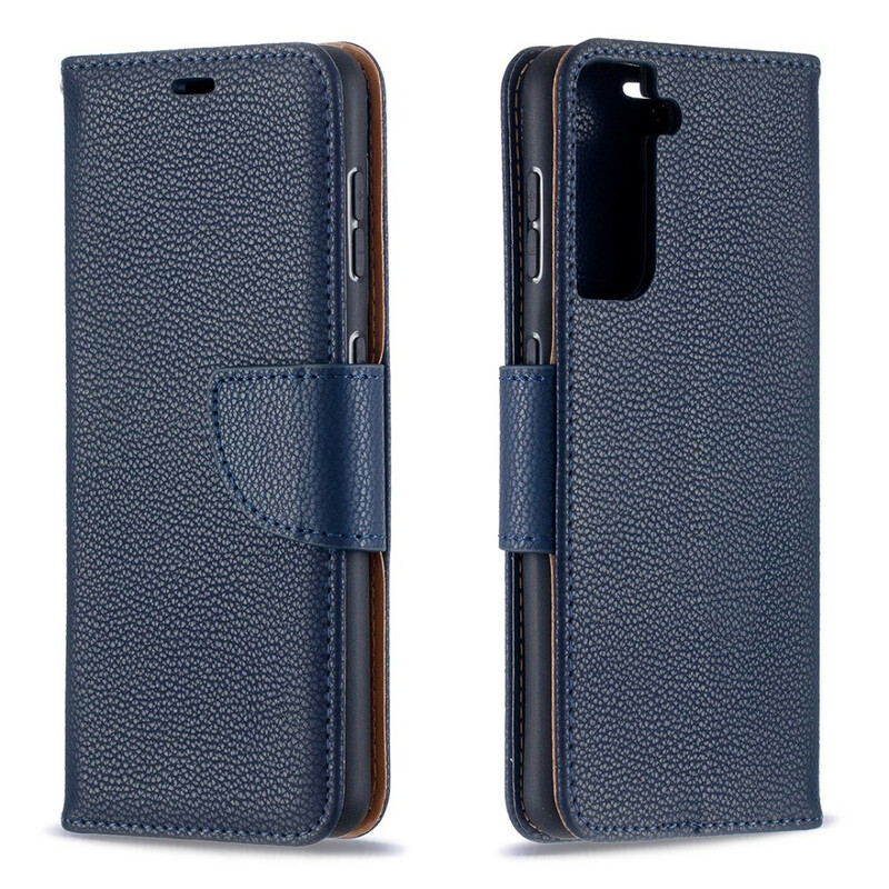 Samsung Galaxy S21 5G fodral Lychee Oblique Flap Samsung Galaxy S21 5G fodral Lychee Oblique Flap
