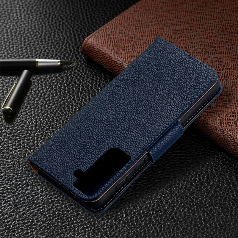 Samsung Galaxy S21 5G fodral Lychee Oblique Flap Samsung Galaxy S21 5G fodral Lychee Oblique Flap