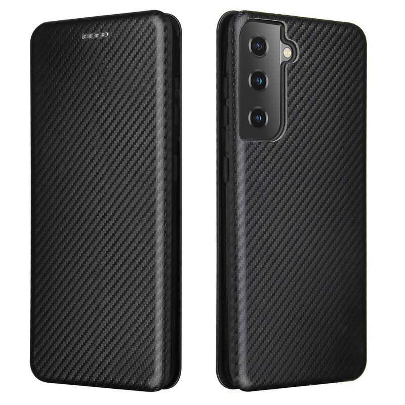 Flip Cover Samsung Galaxy S21 5G Carbon Fiber